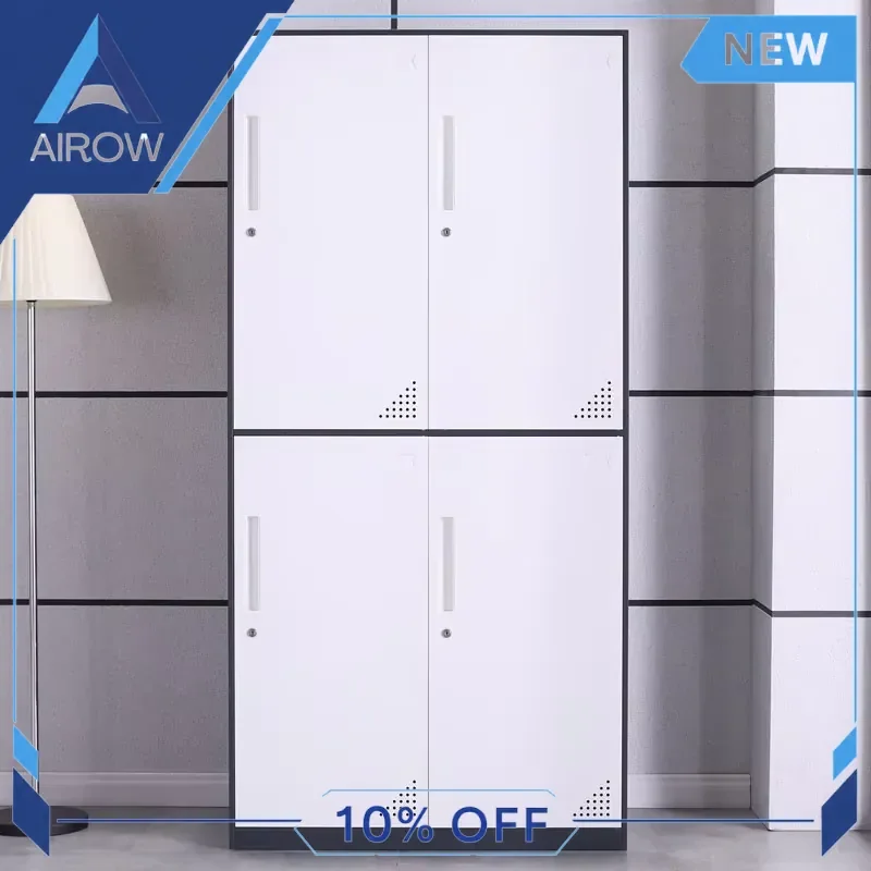 for Metal Filing Cabinet Employee Locker Powder Coated Steel Storage Organizer Home Office Furniture Secure Document Shelf