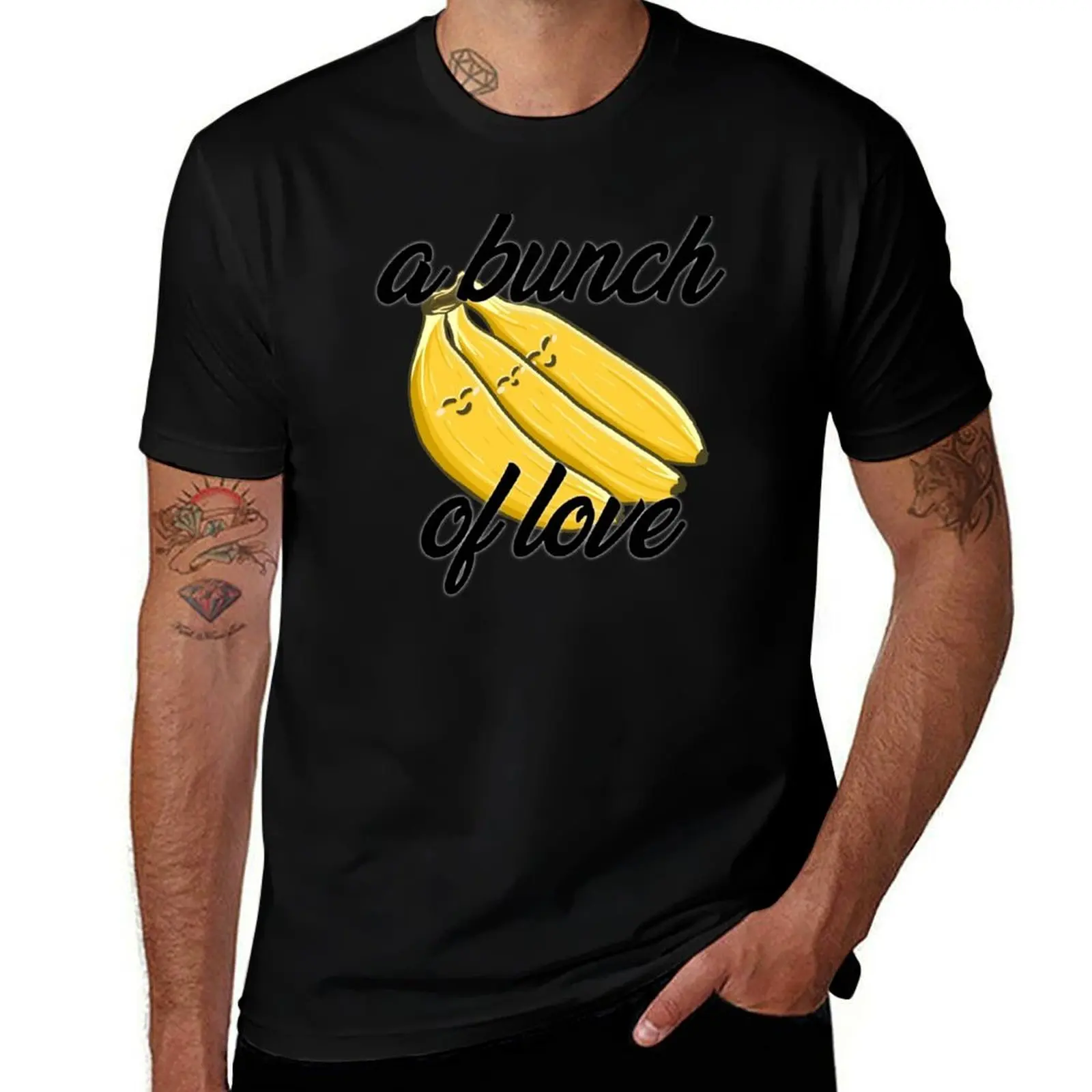 

Polyamorous Bananas T-Shirt Graphic Print Short Sleeve T-Shirt