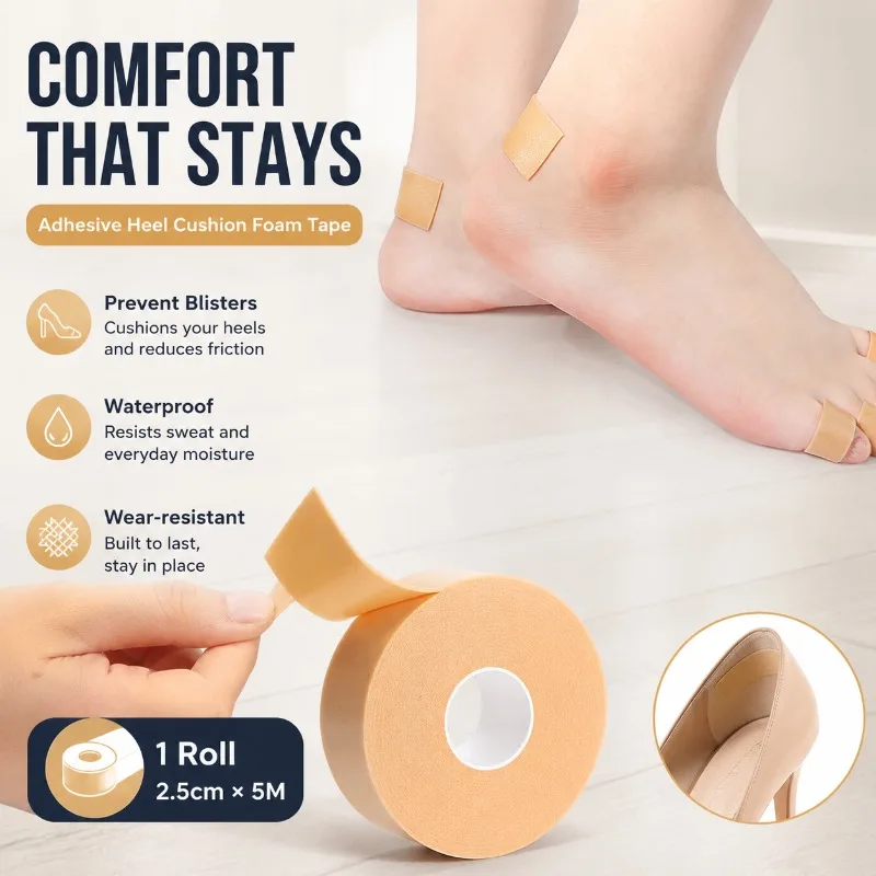 Friction-proof Heel Liners Slip-resistant High Heel Inserts Anti-abrasion Hand Guard Strip Custom Shoe Stickers Self-adhesive