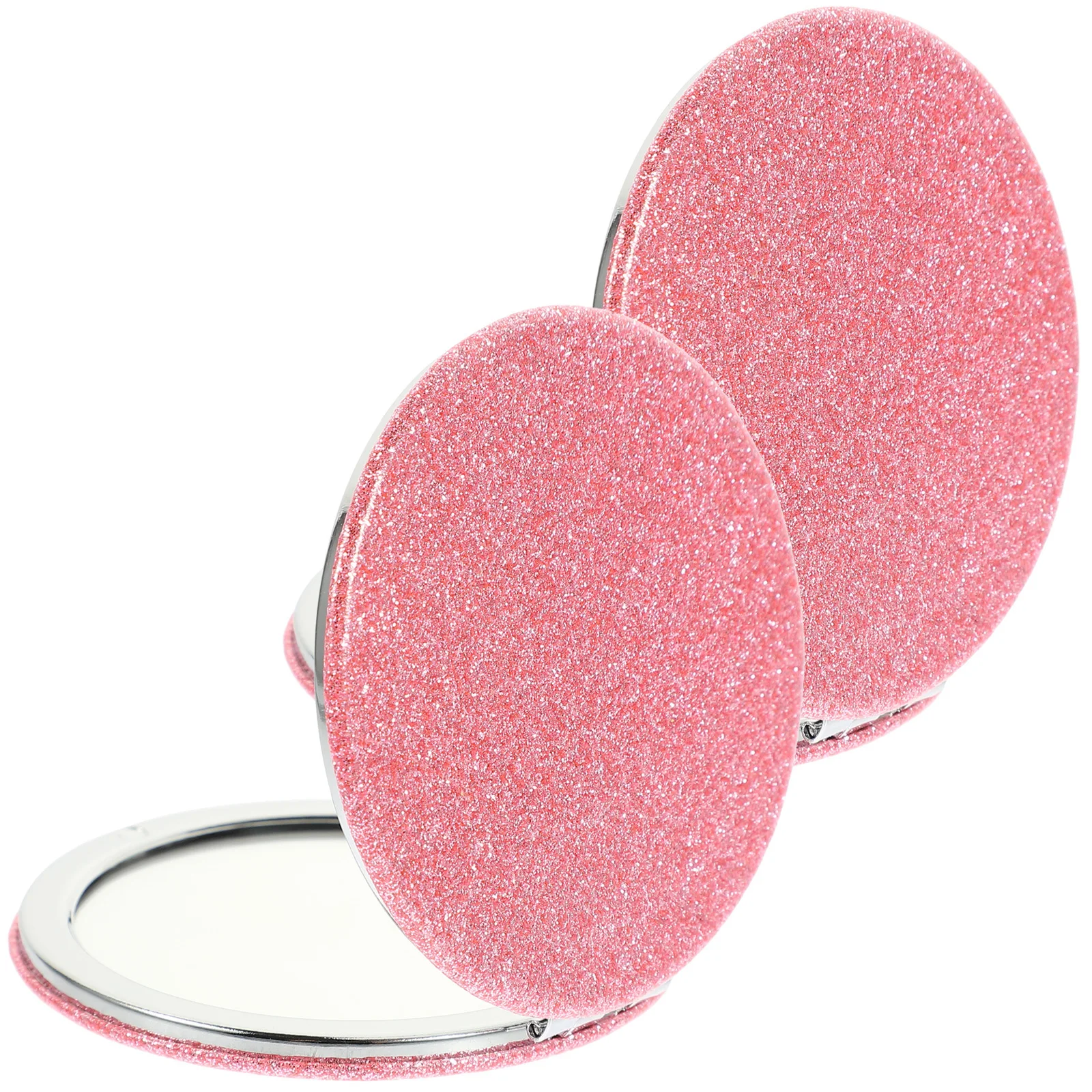 Miroir Compact, 2 pièces, Adorable, beau petit miroir à main pour les voyages d'affaires en intérieur et en extérieur, petits miroirs à main, Mini miroirs