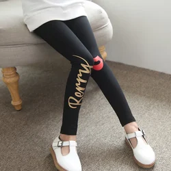 Girl Thin Leggings Spring Autumn Trousers Children Skinny Pants Leggings For Girls Kids Fashion Pants 3-12 Years Girls Pants