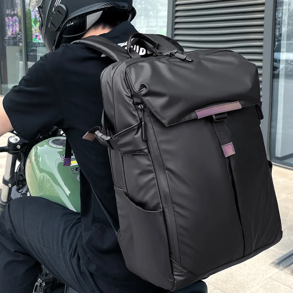 

Fashion Multifunctional Motorcycle Riding Backpack Large Capacity Waterproof Lightweight Backpack Helmet Bag Business