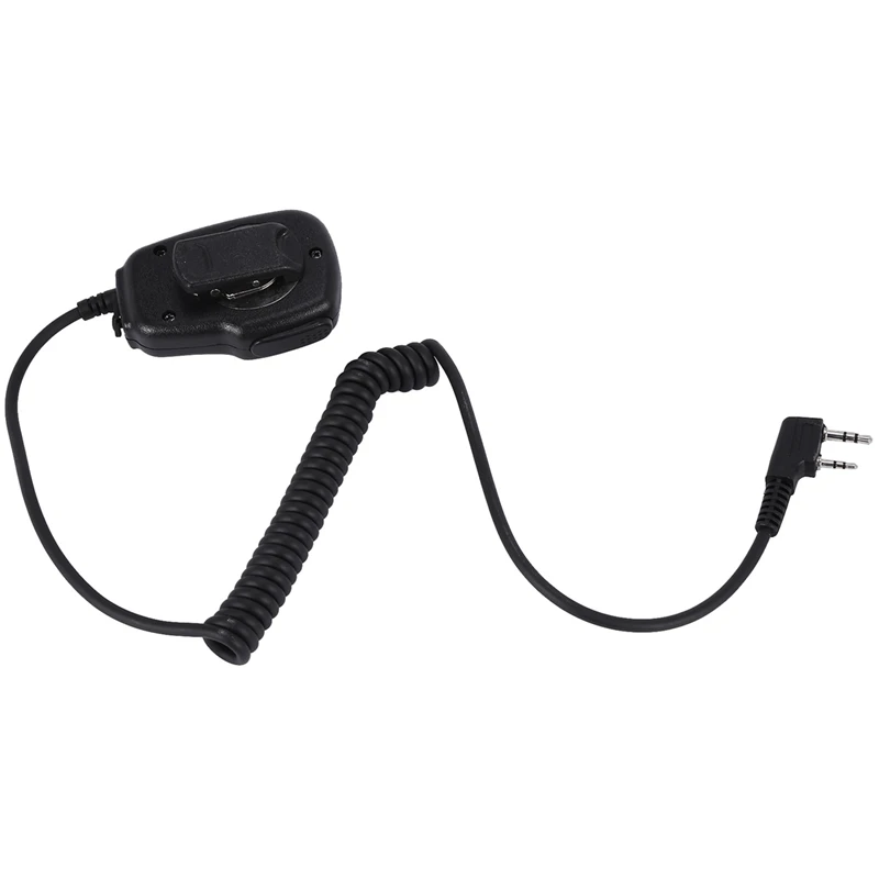 2 Pin Mini PTT Speaker MIC For BAOFENG Kenwood Walkie Talkie BAOFENG U Hot Sale  Way Radio