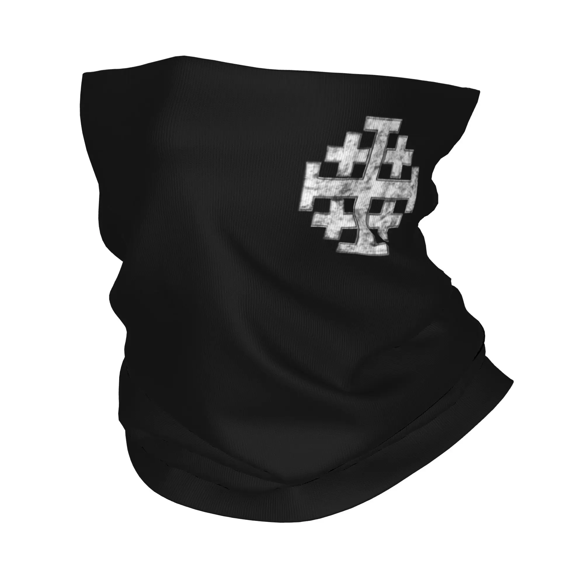 Knight Jerusalem Cross Christian Bandana Neck Cover Printed Templar Jesus Balaclavas Wrap Scarf Multifunctional Headband Adult