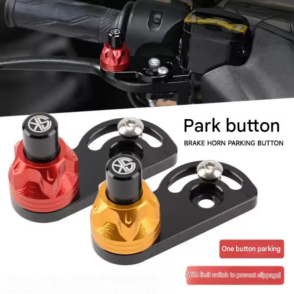 For KYMCO ST250 KRV180, a modified handbrake parking brake with limit switch and parking button, made of aluminum alloy.