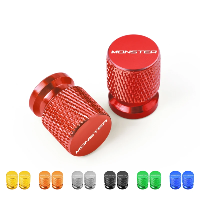 For Ducati Monster 696 795 796 797 821 937 S2R 800 CNC Wheel Tire Valve Caps Tyre Air Port Stem Cover Motorcycle Accessories