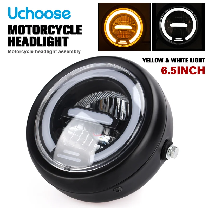 6.5 Inch Motorcycle Led Headlight Universal 6.5