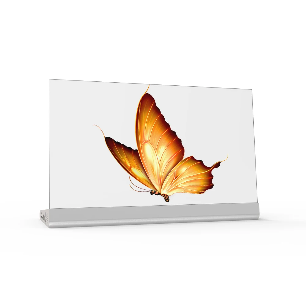 10-Point Touch Control 30-Inch OLED Transparent Screen for Shopping Mall Education Sensitive Precise Smooth Interaction Digital