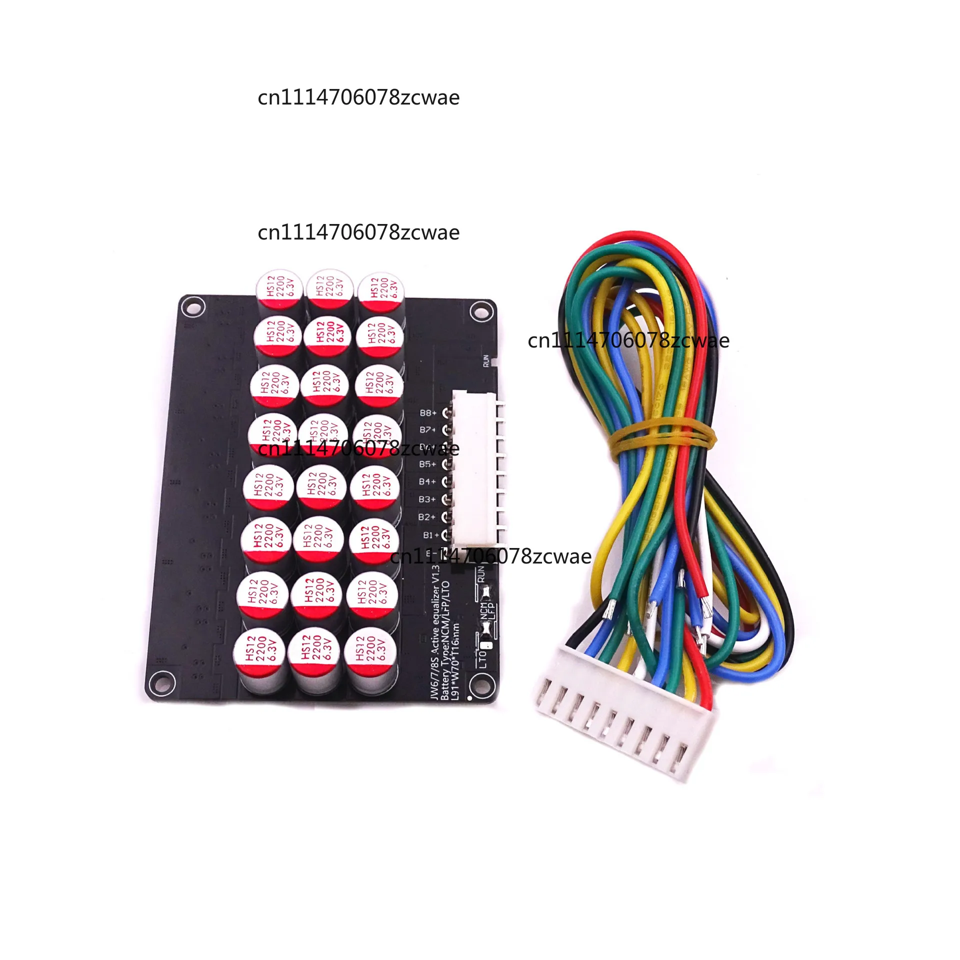 ZOCI-FOR 3S-21S Lithium Battery Active Balancer Board, 5mV Precision Equalization Module for Ternary & LiFePO4 Battery Pack