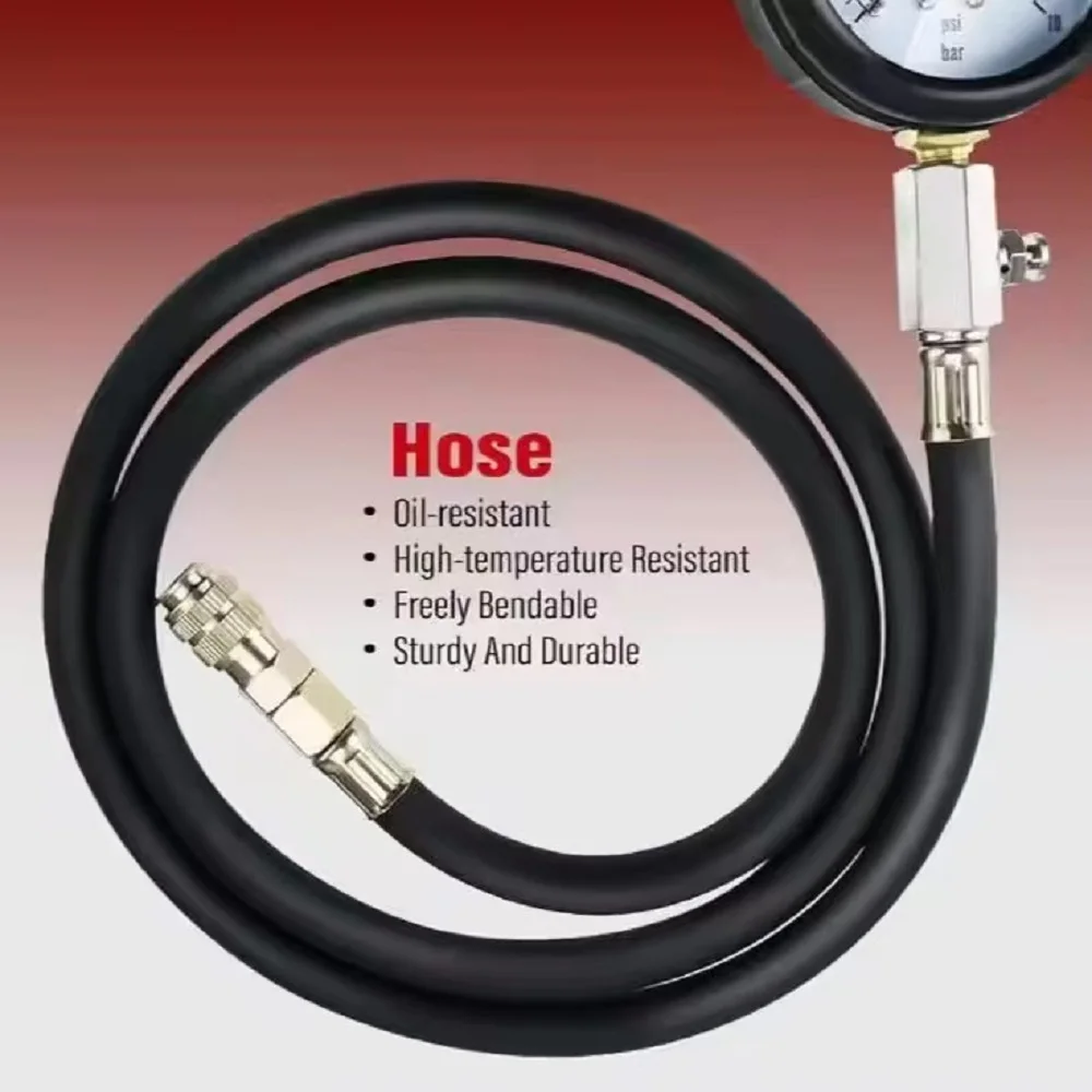 Комплект для измерения давления моторного масла, тестер, устройства предупреждения о низком масле, автомобильный гаражный инструмент, манометр, пакет