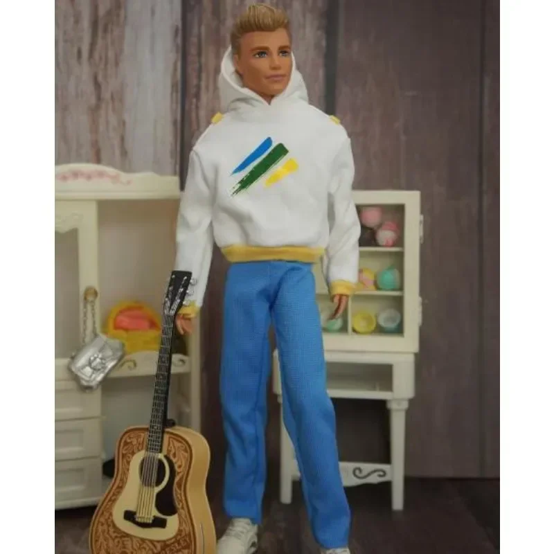 TA283 Gloednieuwe goede kwaliteit poppenkleertjes t-shirt top en broek broek voor kem poppen