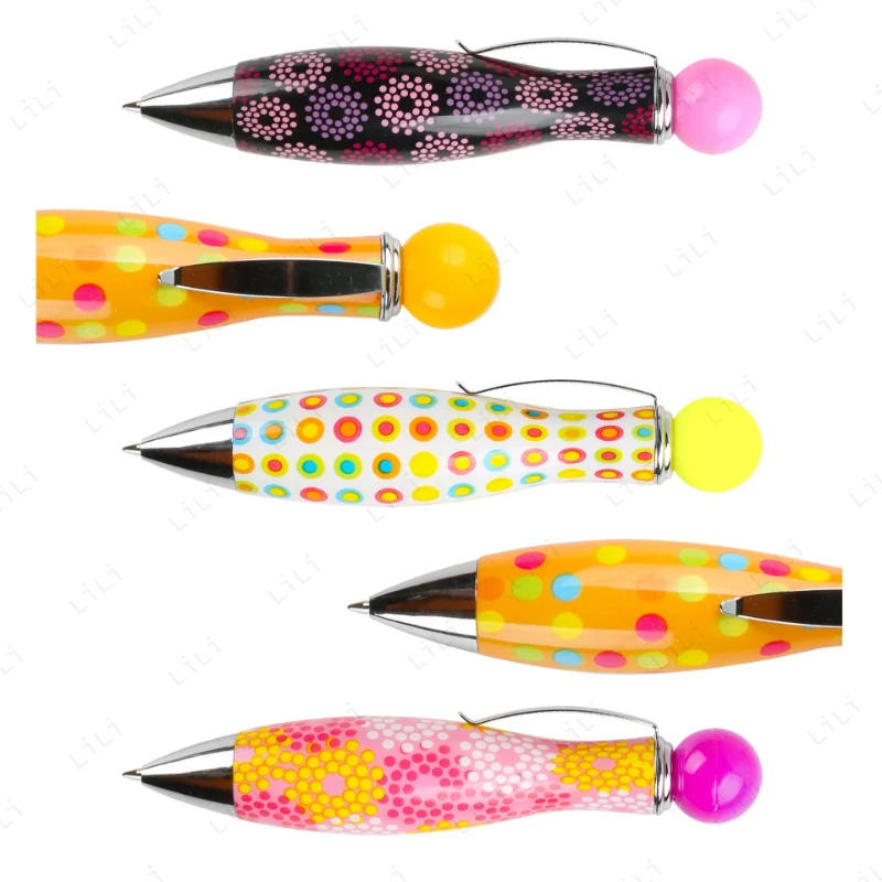 ปากกาลูกลื่นสีสันสดใส ขนาด 0.7 มม. สำหรับเซ็นชื่อ ปากกาสร้างสรรค์ เครื่องเขียนนักเรียน เครื่องเขียนสำนักงาน ปากกาของขวัญ