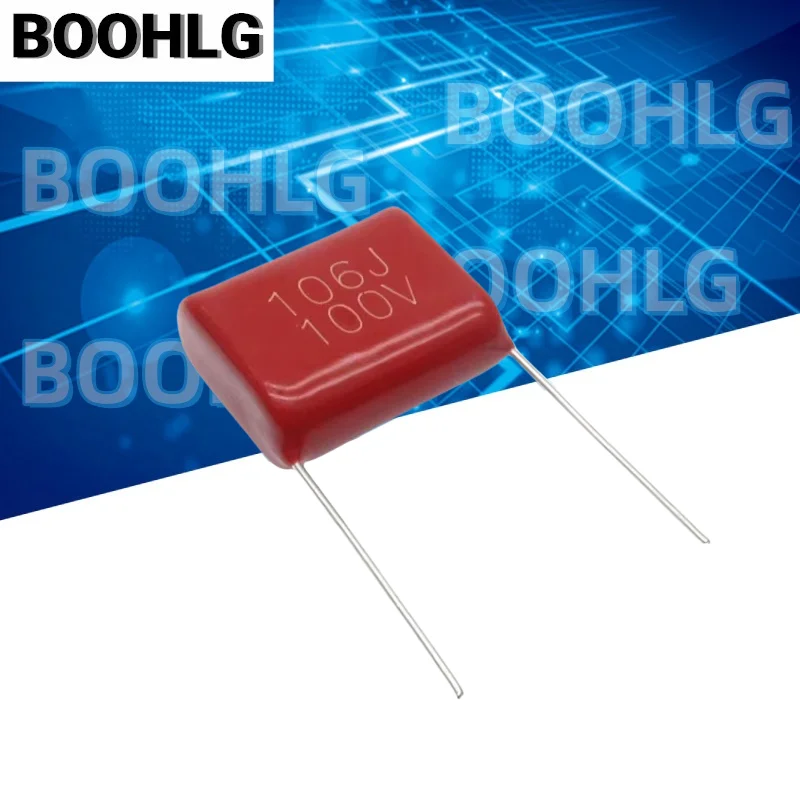 5PCS 100V 106J 10UF Pitch 22mm 10000NF 100V 106 100V106J CBB Polypropylene Film Capacitor
