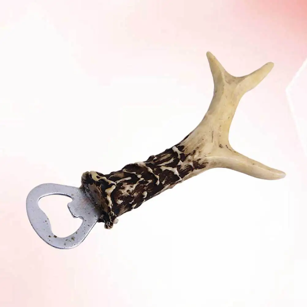 

Легко открывающаяся открывалка для бутылок из смолы с рогами, подъемник для бутылок, практичная креативная ручка, быстрый удобный инструмент для пива, вина, открывалка для бутылок