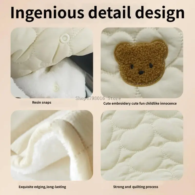 

On Infant Strollers Hand Protectors Gloves Providing Warm Windproof Comfort