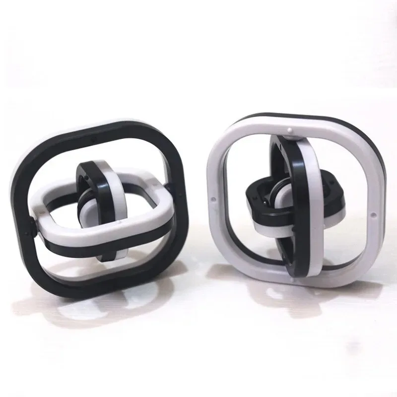 Magnetic Fidget Spinner Infinity Cube 3D Flip Toy, Stress Relief Anti-Anxiety Gadget, Silent Office Desk Fidget Toy for anxiety