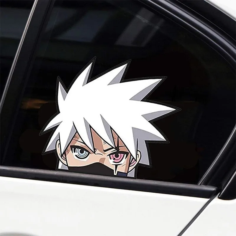 Naruto Anime Autoaufkleber für Fenster, Autotür, Kratzer, Maskierungsaufkleber, Itachi-Sonde, Figur, lustige Aufkleber, Dekorationen, Spielzeug