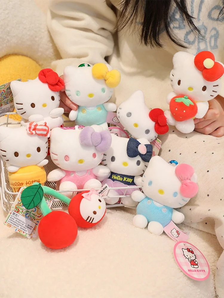 Sanrio Hello Kitty Toy Multiple pendants Plush Soft And Cute Doll Car Pendant