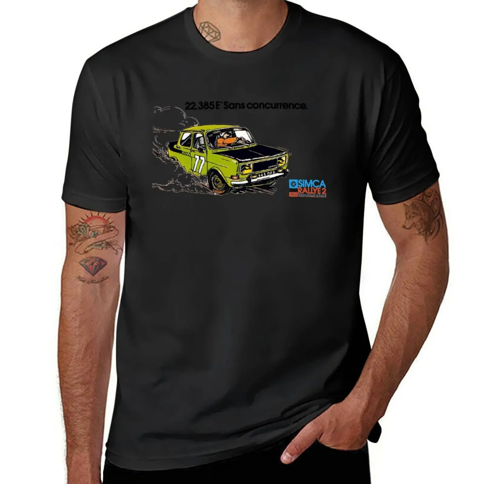 SIMCA RALLYE 2 T-Shirt for a boy hippie clothes plus sizes heavy weight t shirts for men