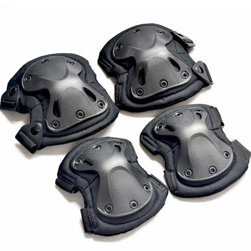 King Kong Joelho Conjunto De Proteção, Equipamento De Campo De Ventilador Militar, Proteção De Cotovelo, Ciclismo Protetor De Esportes, Conjunto De 4