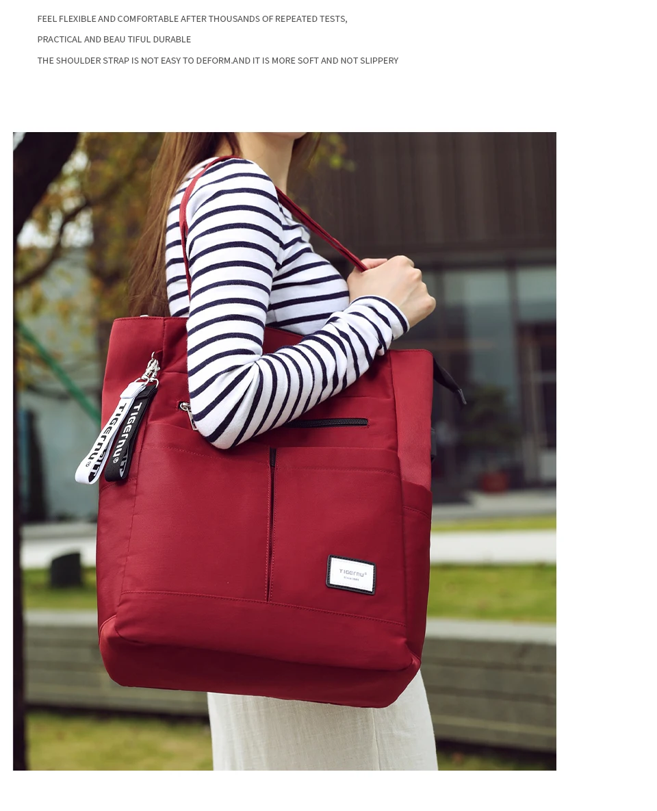 Tigernu Rucksäcke für Frauen 14 15,6 Zoll Laptop Rucksack weibliche Tasche Frauen Schultertaschen Mädchen Einkaufstasche Reiserucksäcke – Detail 13