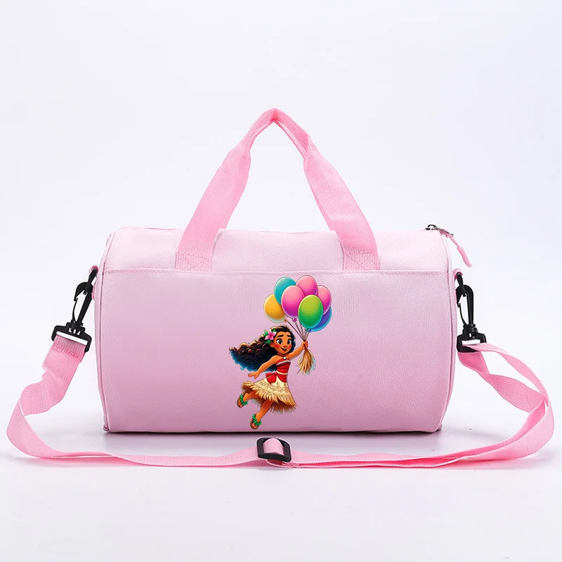 Moana 2 Disney Child Travel Bags Designer Handbag Girls Dance Sport Storage Luggage Waterproof Duffel Bag Kids Birthday Gifts