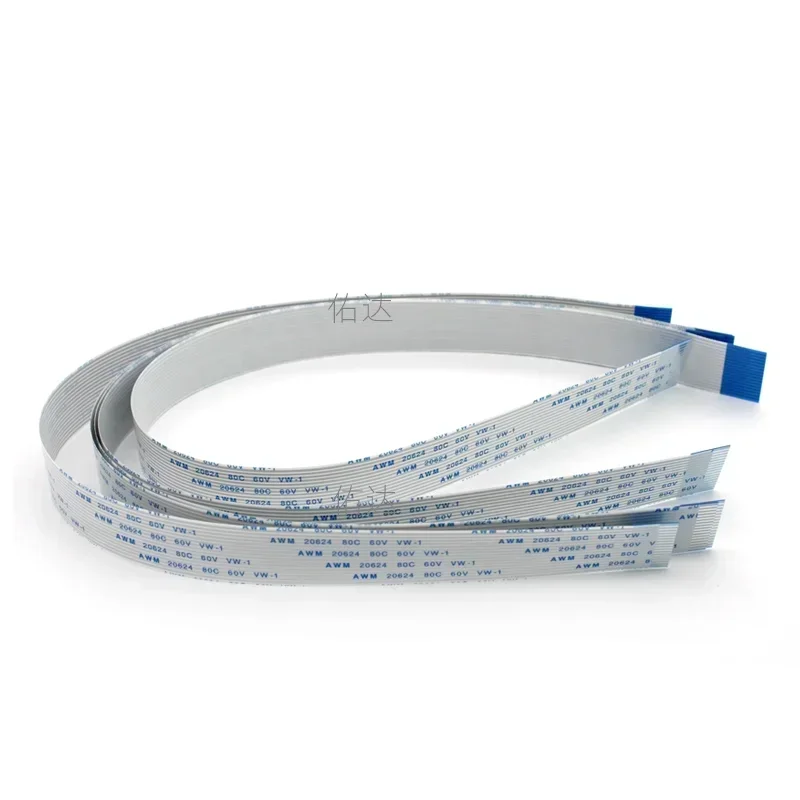 FPC FFC 500/1000/2000mm AWM 20624 80C 60V VW-1 Flexible Flat Cable A/B Type Ribbon Wire 4P/6/8/10/12/14/16/20/26/30/40/50/60Pin