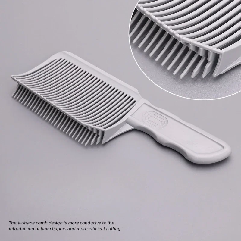 Barber Hair Cutting Positioning Comb Gradual Combs Clipper Blending Flat Top Hair Comb Men's Hair Comb Salon Styling Tools