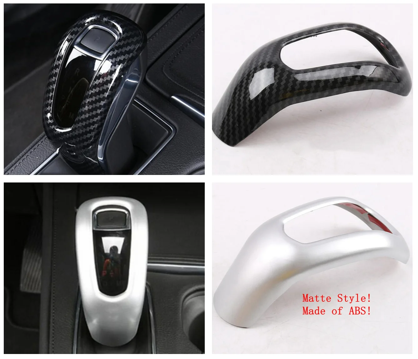 

For Cadillac XT4 2019 - 2022 Accessories Transmission Gear Shift Shifter Knob Head Handle Decoration Cover Trim