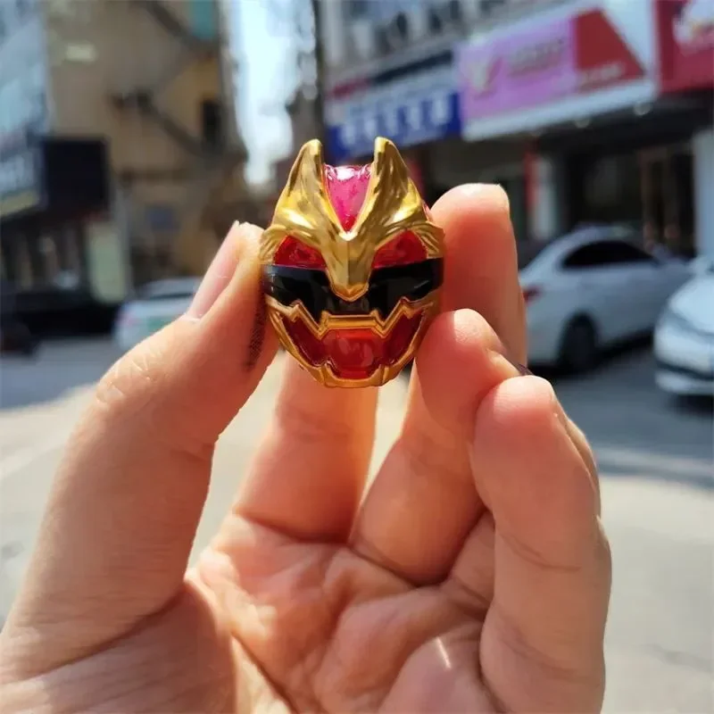 3D Wolf Head Ring Number One Sentai Beastmaster Anime Punk Finger Jewelry