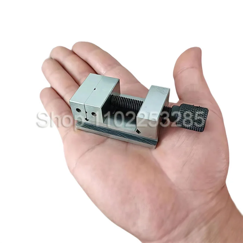 Micro Precision Flat Mouth Pliers Mini Cross V-shaped Mouth Pliers Hand Tools Mini Steel Vise Clamp QGG25/33/38 1/1.3/1.5 Inch
