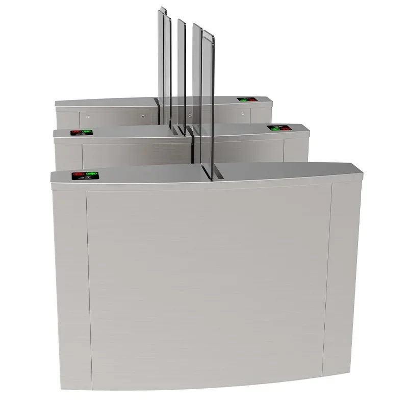 Security Pedestrian Barrier Gate Fitness Center Access Control Sliding Turnstile Gate