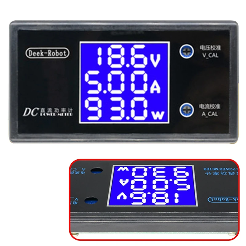 

Voltage Current Power Meter LCD Voltmeter Ammeter