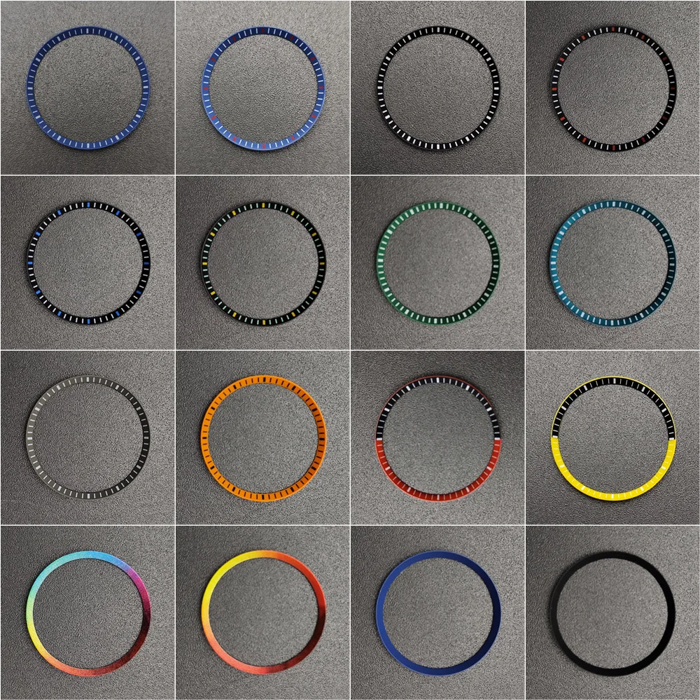27.3*30.3 mm Plastic/metallic Inner ring suitable for NH35/36 movement watch shell parts NH35 shell inner shadow ring