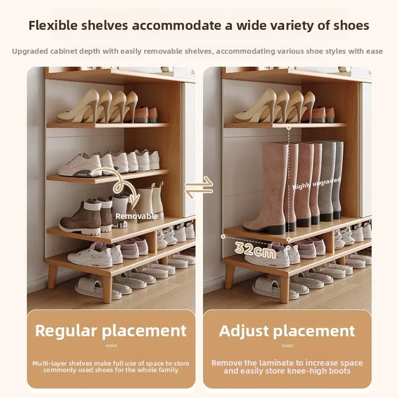 Entryway Shoe Cabinet Indoor Storage Multi Tier Shoe Rack 2026 New Arrival Home Furniture Shoes Cabinet Shoe Rack Shoes Cabinet