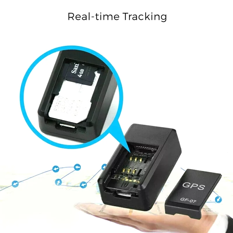 GF07 جهاز تعقب GPS مغناطيسي صغير في الوقت الحقيقي لتحديد موقع السيارة GSM/GPRS جهاز تتبع-PZZW