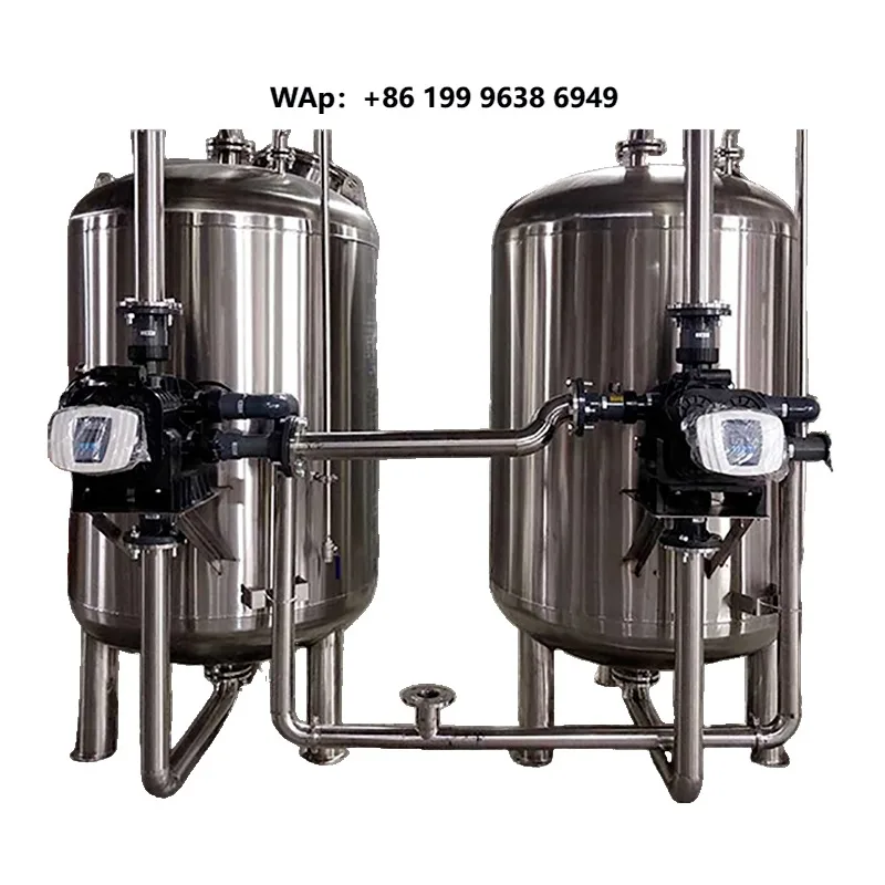 Stainless Steel Large Irrigation Sand Water Filter with 1 Year Warranty 1000L/Hour Productivity 220V