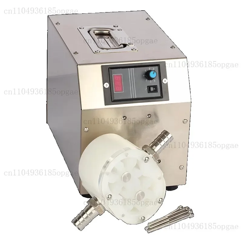 High Viscosity Gear Transfer Pump 110/220V Adjustable Speed, High Concentration Pump for Syrup Sauce Glue Thick Liquid Delivery