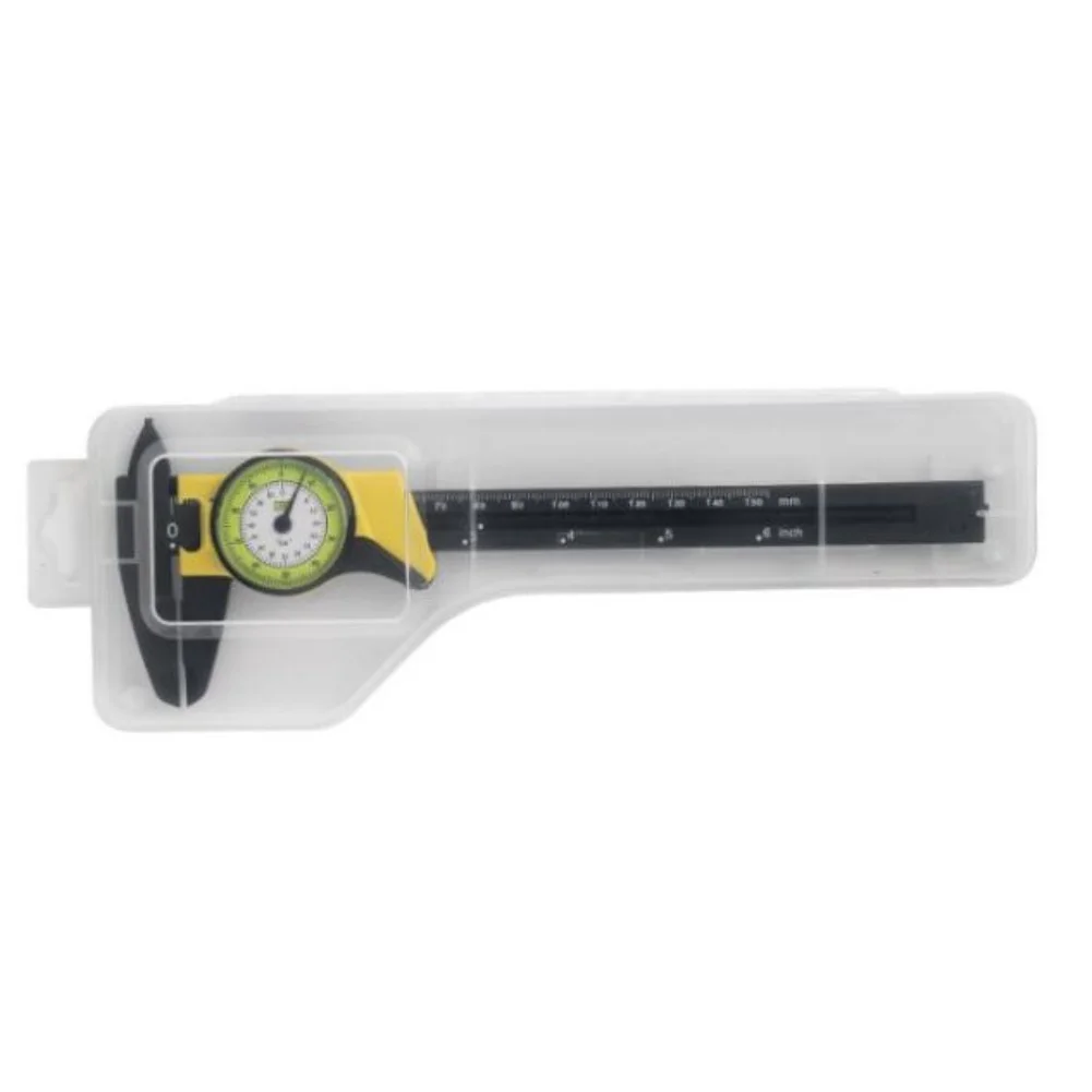 0-150mm Dial-Calipers Gauge Measuring Tools Plastic Vernier Caliper High-Precision Dial-Indicator For Depths Thicknesses