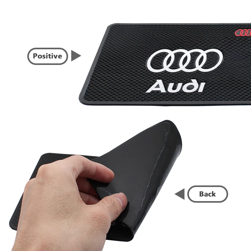 PVC Car Anti-Slip Mat Car Dashboard Sticky Pad Interior Accessories For Audi A3 A4 A5 A6 A7 A8 Q3 Q5 Q7 Q8 B5 B6 B7 B8 TT Sline