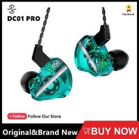 CCZ DC01 PRO DD Metal + PC Earphones Best Bass Ever Pro V-Shape Tune In Ear Monitor Headphones Metal Rock Music FPS Game Headset