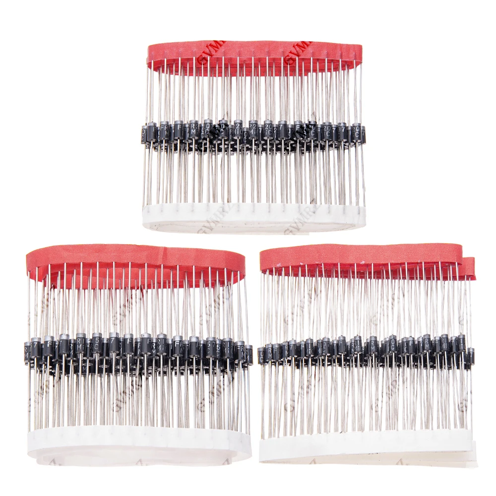 FR107 FR207 FR Series Fast Recovery Diode Kit FR157 FR207 for Industrial Circuits & DIY Applications FR102 FR307 FR607 