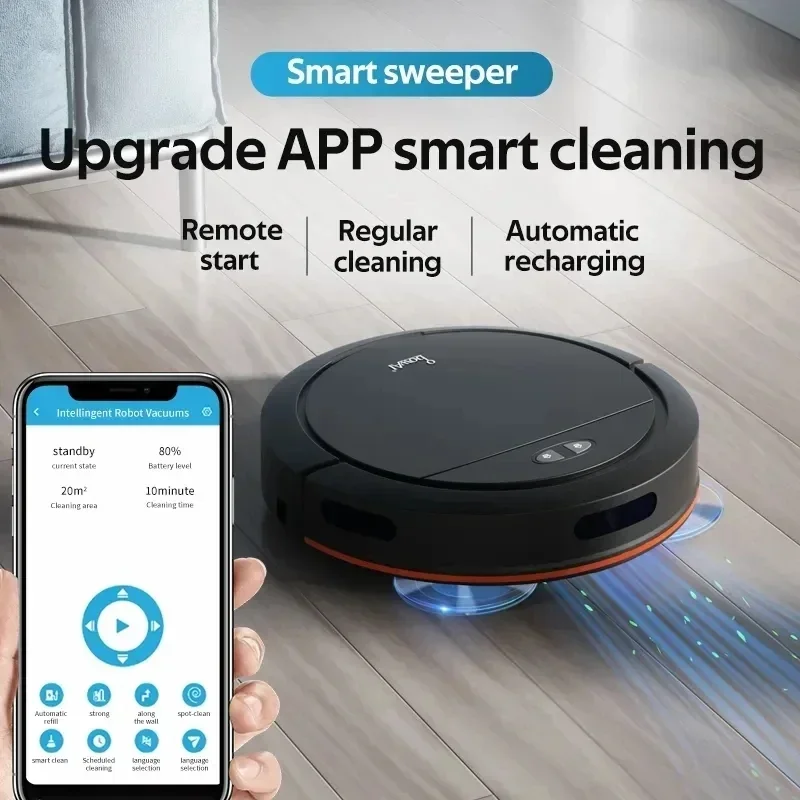 

4000PA Robot Vacuum Cleaner, Automatic Recharge,Smart Home Mop , Breakpoint Cleaning , Wet And Dry,Smart Home Cleaning Tools