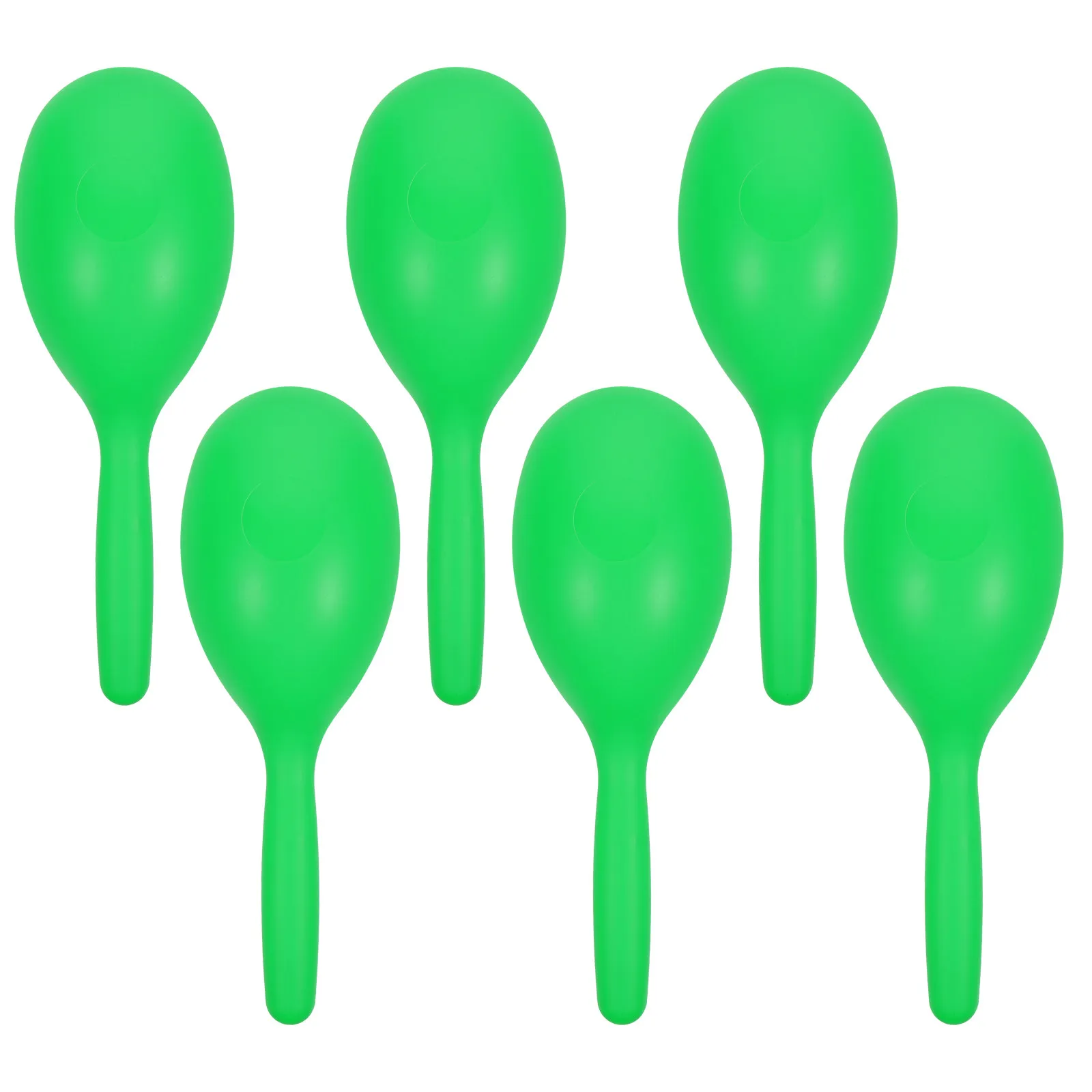 Maracas de plástico para niños, instrumentos musicales educativos para edades tempranas, sonajeros para niños pequeños, agitadores musicales para preescolar, 6 uds.