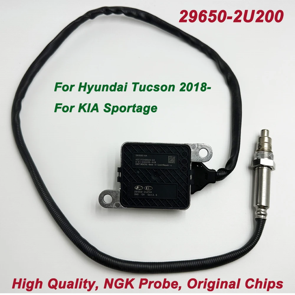 OE 29650-2U200 SNS0817B High Quality N-GK Probe Lambda NOX Sensor 296502U200 29640-2FRD0 For Hyundai Tucson 2018-, Kia Sportage