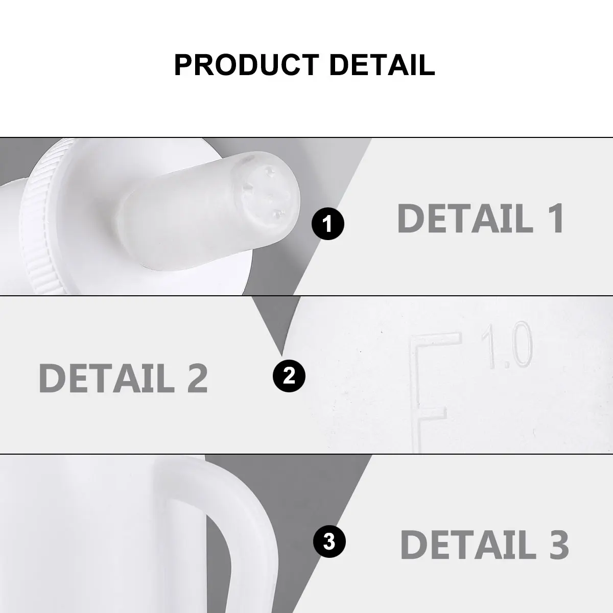 

2pcs 1 Set Vertical Feeding Bottle Feeding Bottle Silicone Feeding Supplies with Silicone Teat for Farmer (White)