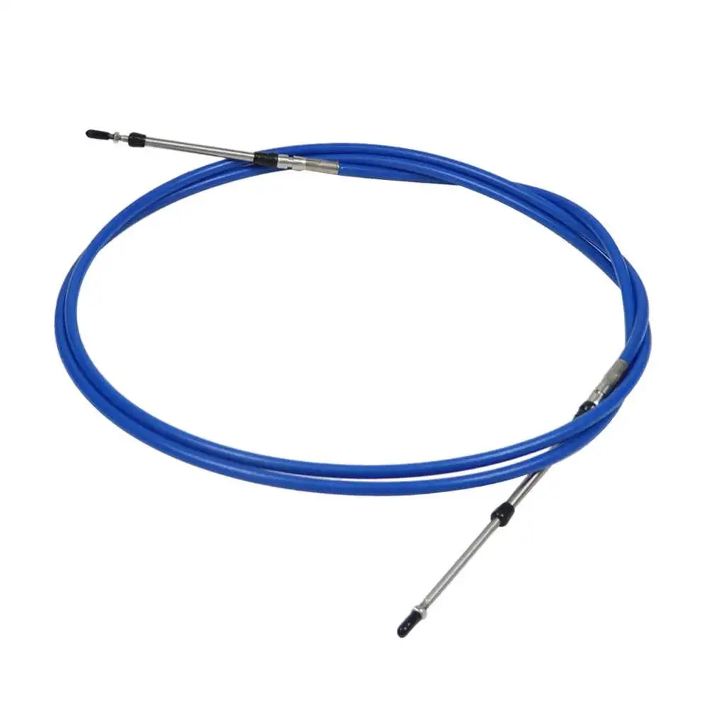 2Pcs 3300/33C 5M Engine Throttle Shift Remote Control Box Cable Fit for Nissan Tohatsu Chrysler Outboard Yamaha Honda Suzuki