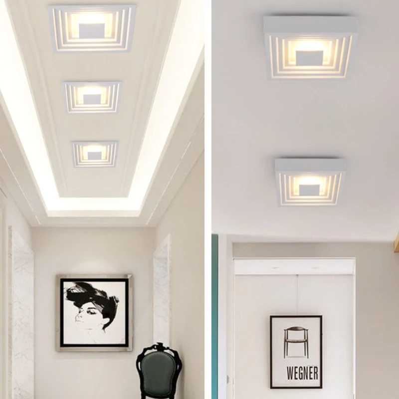 

SANDYHA современный минималистичный светодиодный потолочный светильник, элегантный домашний декор для гостиной, спальни, коридора, кабинета, стильное окружающее освещение