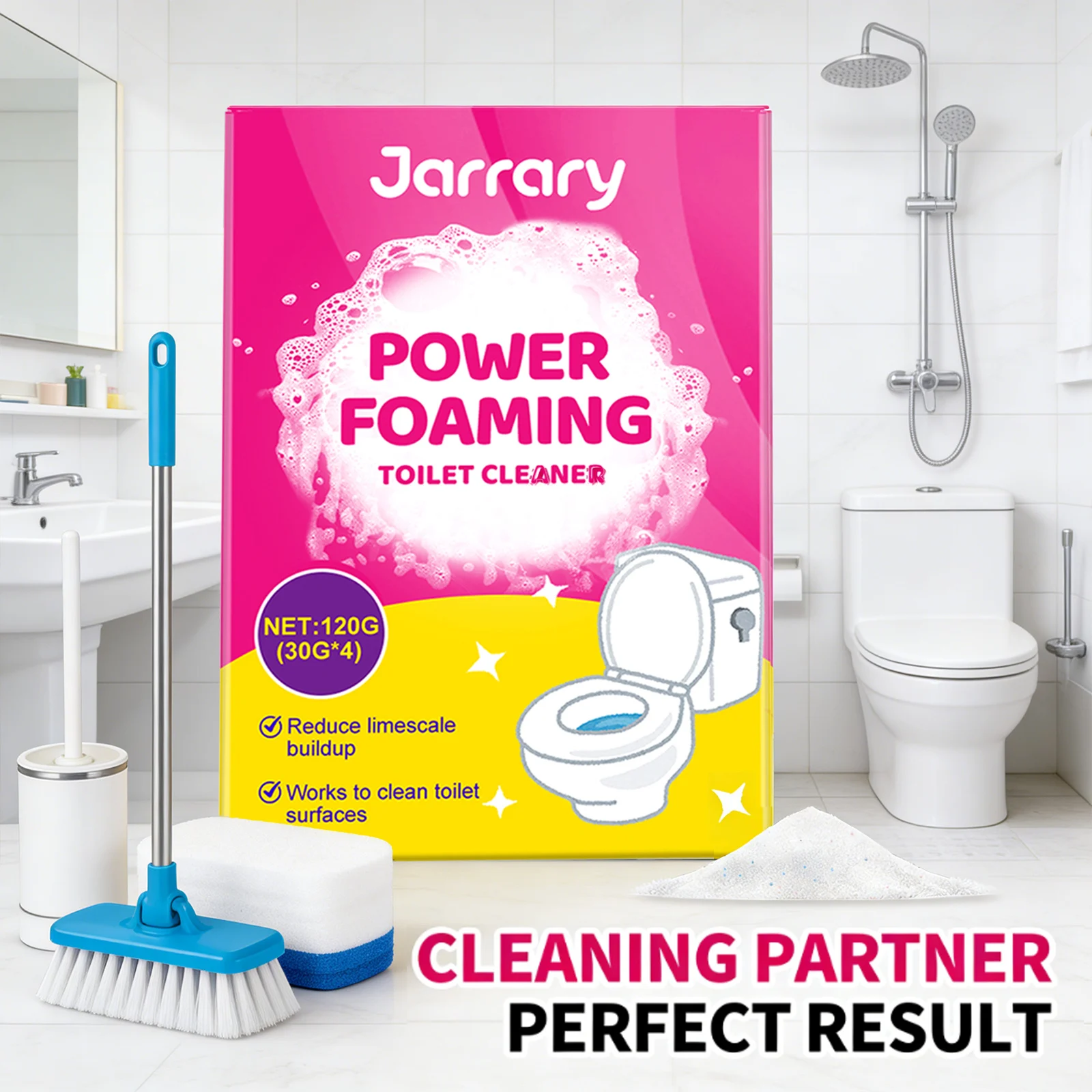

Toilet Cleaning Powder Removing Urine Stains Eliminate Odors Reduce Bacterial Growth Long Lasting Fragrance Foam Toilet Cleaner