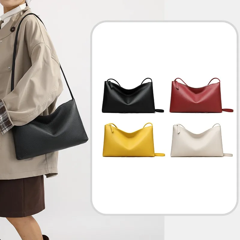 Women Leather Classic Luxury Fashion Designer Shoulder Tote Bag Elegant Crossbody Handbag For Everyday City Looks